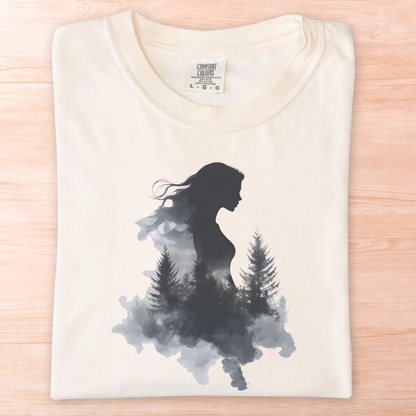 Woman Forest Shadow T-Shirt