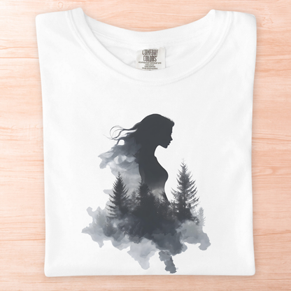 Woman Forest Shadow T-Shirt