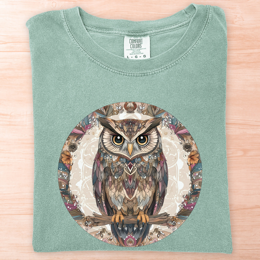 Mandala Owl T-Shirt
