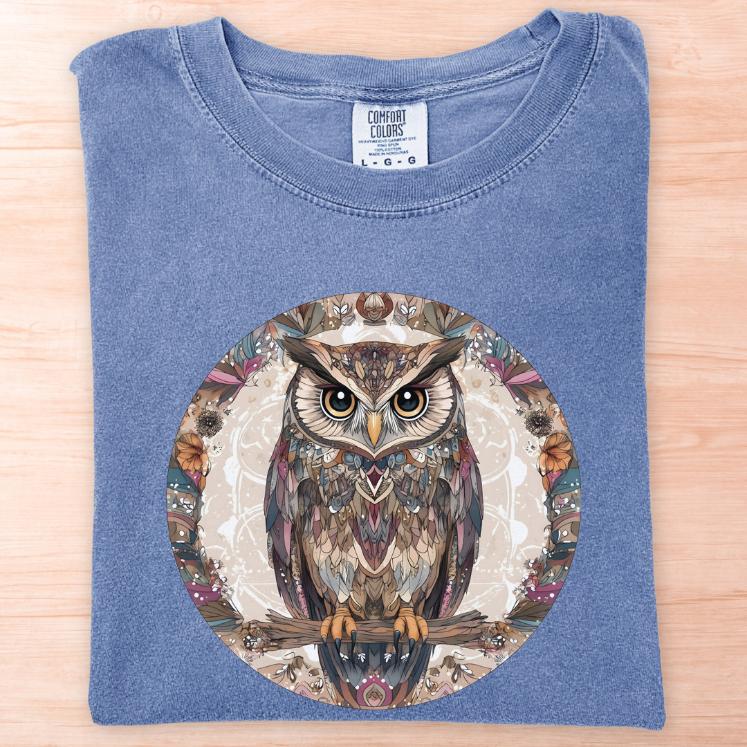 Mandala Owl T-Shirt