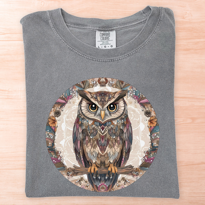 Mandala Owl T-Shirt