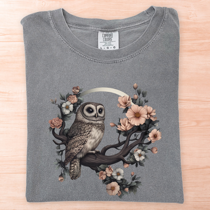 Flower Owl T-Shirt
