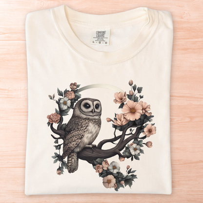 Flower Owl T-Shirt