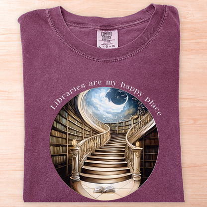 Library Happy Place T-Shirt
