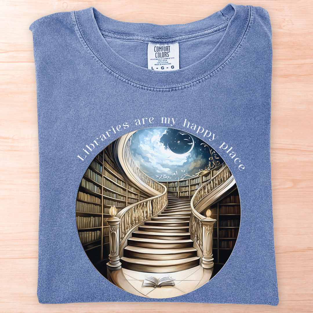 Library Happy Place T-Shirt