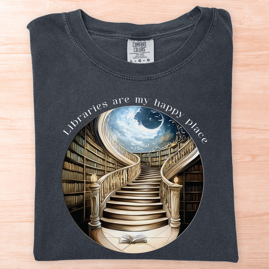 Library Happy Place T-Shirt