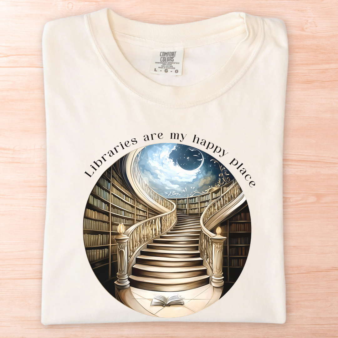 Library Happy Place T-Shirt