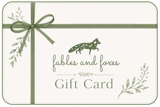 Fables and Foxes Electronic Gift Card